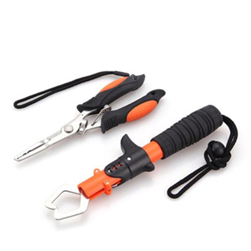 Kit gancho de agarre y alicate para pesca