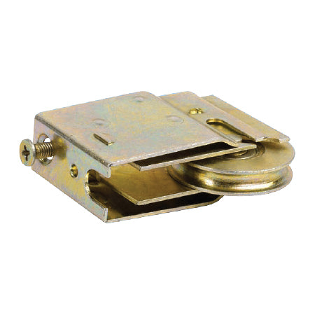 Rueda metalica regulable para puerta de serie 8025 y puerta corredera nacional. Diametro de 38 mm.