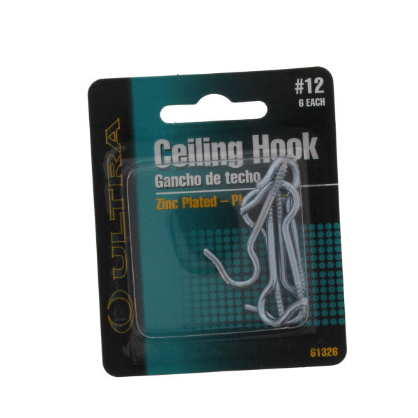 (6 Unidades) Ganchos para techo