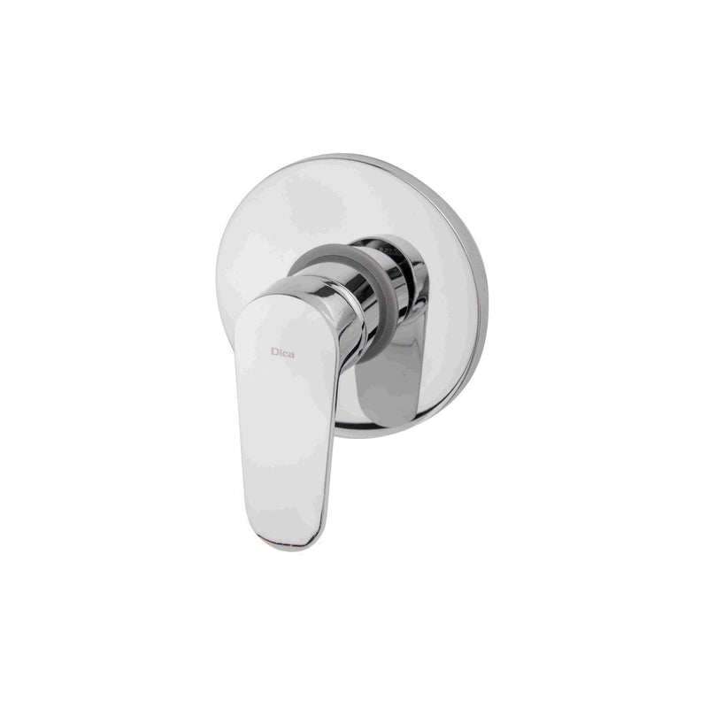 Llave de palanca maneral para ducha. Para empotrar en regadera. Mezcladora monomando