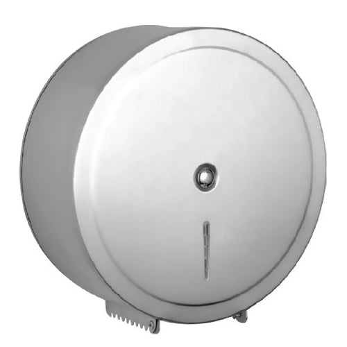 Dispensador papel rollo jumbo 310x130 mm. Con llave. Inox 304. satin.