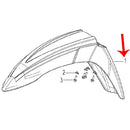 Guardabarros delantero amarillo con calcomanias (TX200)