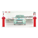 Barrera vehicular izquierda con brazo retraible de 5m 110V/60hz(2años)