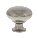 tirador de 1-1/4" de niquel satinado para gabinetes