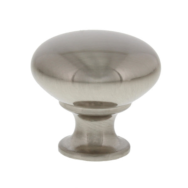 tirador de 1-1/4" de niquel satinado para gabinetes