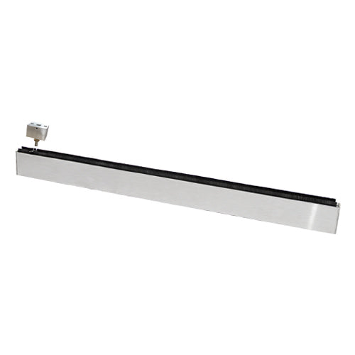 Zocalo sup puerta.80mm inox304macizo 1mt recortable No req saques P/8-10-12mm Sat