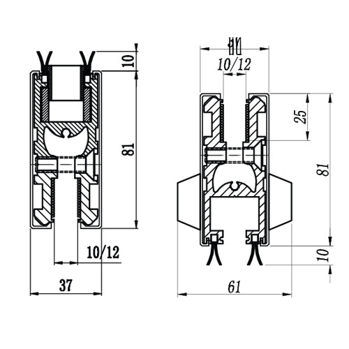 Zocalo sist. 8900K inf der(R) adyacente a 8900K1. inox304macizo 1mt(recortable). No req saques. Sat