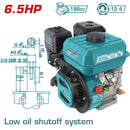 Motor a gasolina 6.5HP 4 tiempos 19 mm Q type