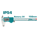 Vernier calibrador digital rango 0-150 mm . Lee cada 0.01 mm. Metrico y pulgadas.