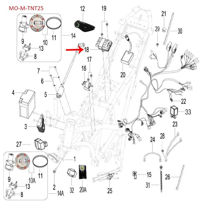 Computadora central ECU (TNT25)