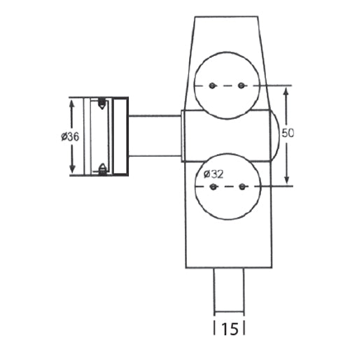 Pivote Superior tipo "T".
