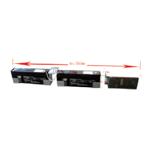 Bateria de de emergencia (UPS) para puerta automatica. Capacidad 100 aperturas o 3 horas