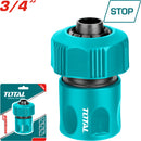 Conector rápido para manguera con adaptador de 3/4”