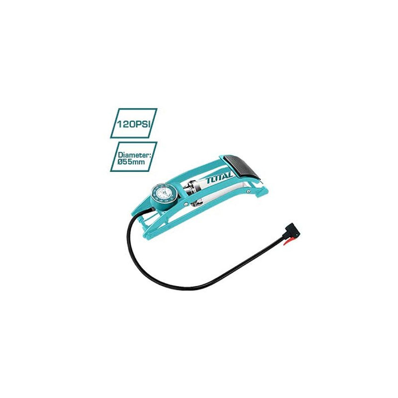 Bomba de pie para inflar 120PSI, φ55*120mm