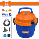 Aspiradora de Limpieza 2 en 1. 110V-120V~60Hz. 500W. Limpieza húmeda y seca. Capacidad: 6L