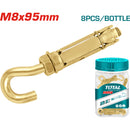 (8 unidades) Juego de Tacos de anclaje M8x14mm.