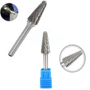 Fresa lima rotativa de carburo de tungsteno Conica vastago 6mm. Para motortool
