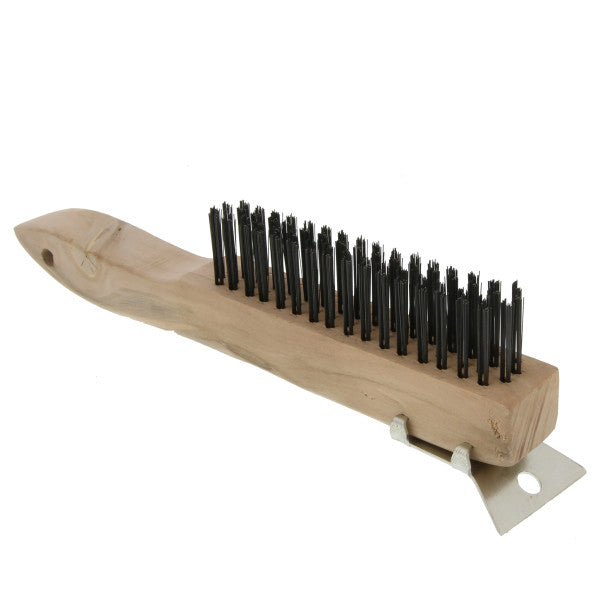 Cepillo de alambre con raspador 6x16