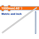 Regla de Acero. Tamaño: 1000mm(40") Mide metros y pulgadas.