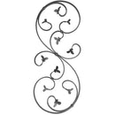 PANELES 870 x 350 x 12 x 6 (mm) TUPIDO CON FLORES Y VOLUTAS EXTRA