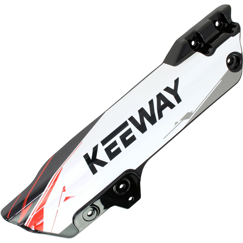 Covertor de amortiguador delantero derecho con calcomania blanca (TX200)