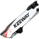 Covertor de amortiguador delantero derecho con calcomania blanca (TX200)