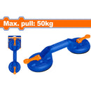 Ventosa doble Succión soporta 50Kg. Diámetro de succión 115mm. Mango de ABS. chupones chupas succionador
