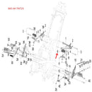 Goma de posa pie izquierdo (TNT25 / TRK251 / LEONCINO250 / 302S / TNT600 / 752S / TRK502X)