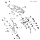 Barra de conexión entre amortiguador y el basculante (TX200)
