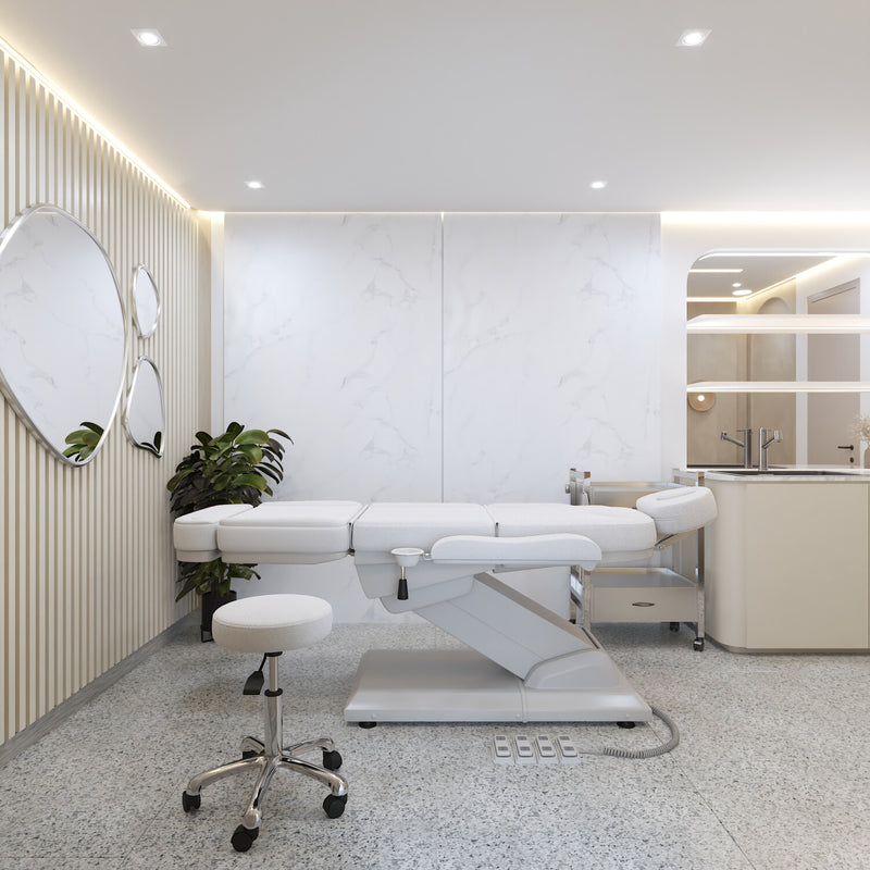 Panel Decorativo Mármol PVC  1.22m x 2.80m x 3mm Cuarzo Blanco (Línea económica)