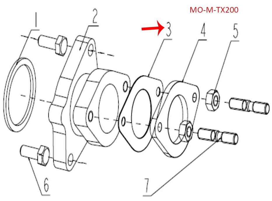 Empacadura del aislante (RKG150 / TX200)