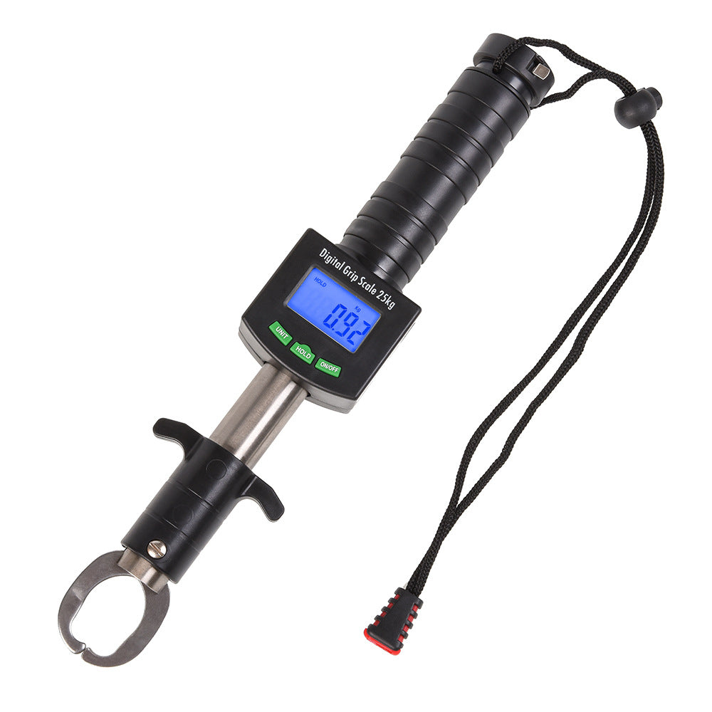 Báscula o balanza digital de gancho para pesar peces de 0 a 25 Kg / 55 Lbs