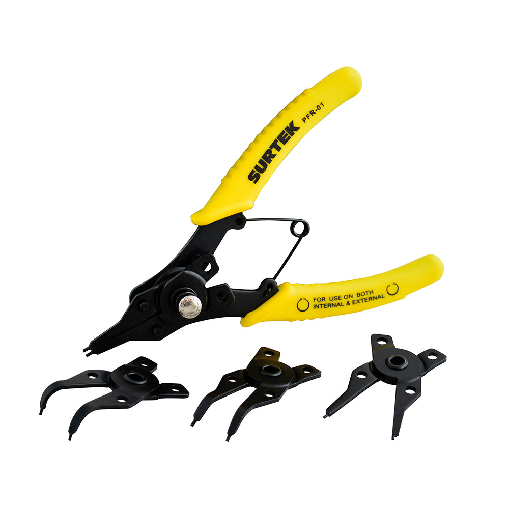 Juego de pinza anillos 4 cabezas Surtek