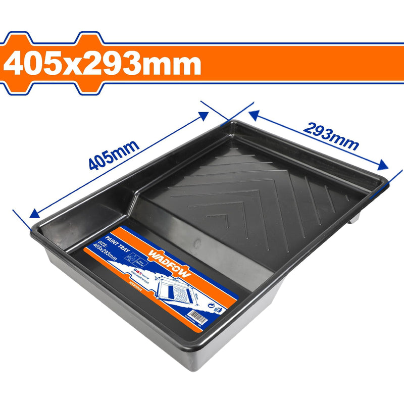 Bandeja para pintar. 405x293mm. Con marca de volumen. Diseño especial.