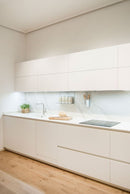 Panel Decorativo Mármol PVC  1.22m x 2.80m x 3mm Cuarzo Blanco (Línea económica)