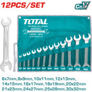 12 pza juego de llaves de combinación