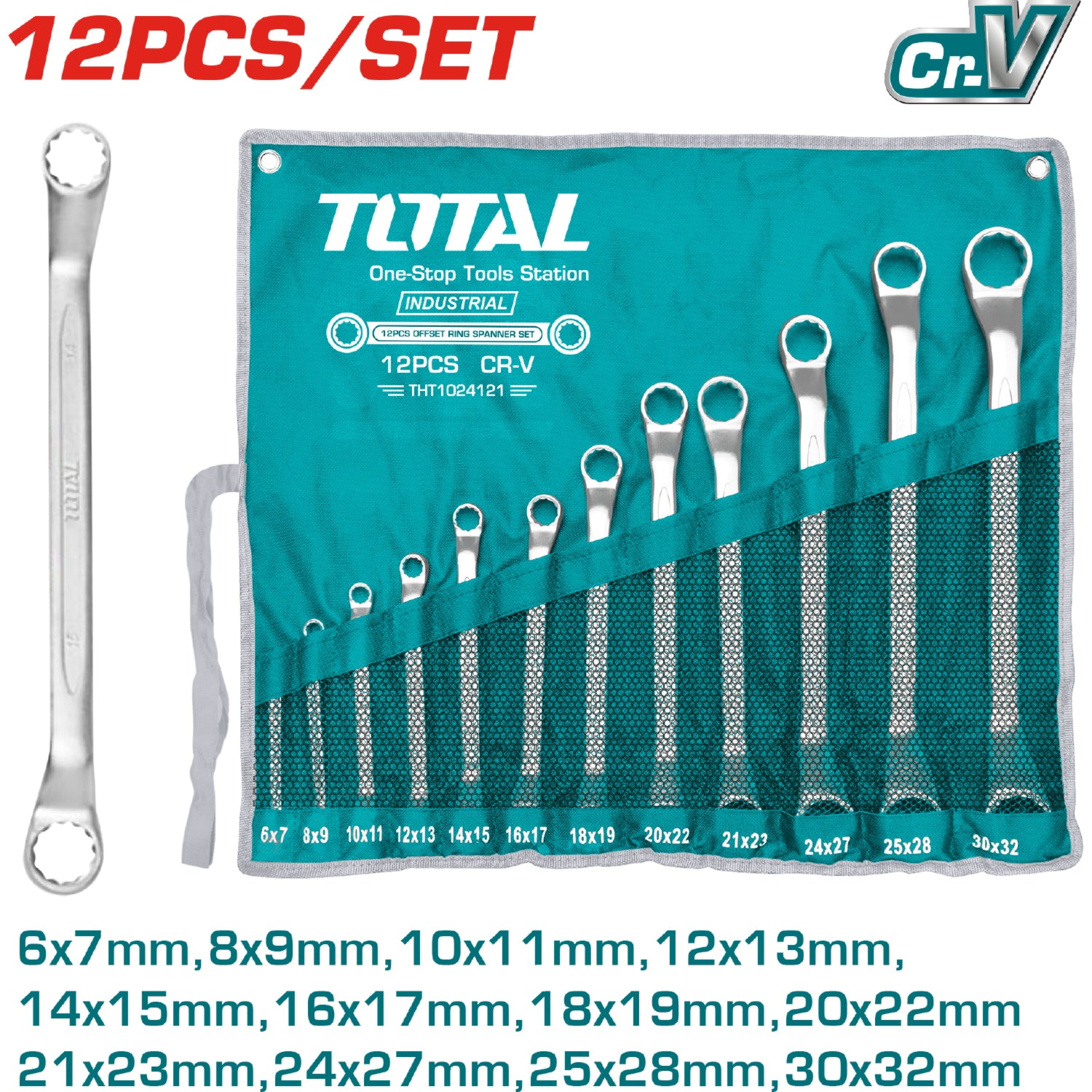 12 pza juego de llaves de combinación