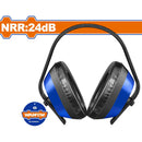 Protector de oídos. NRR:24dB. Almohadilla de espuma suave. Resistente a los impactos. Orejeras