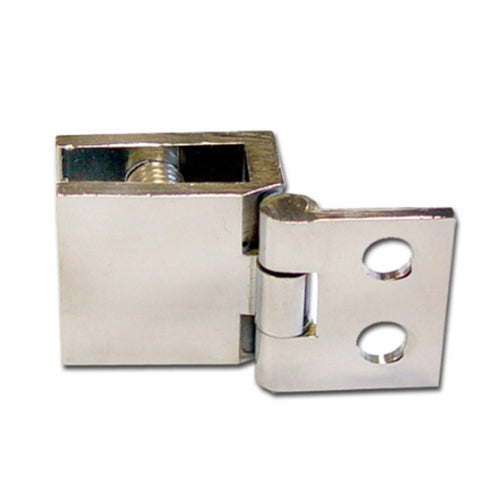 Bisagra muro-vidrio para vitrinas 6-8mm (par) (C-C3010B-06M/GW/90).