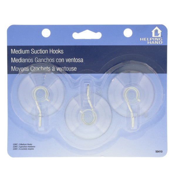 (3 unidades) Ganchos de succión para colgar