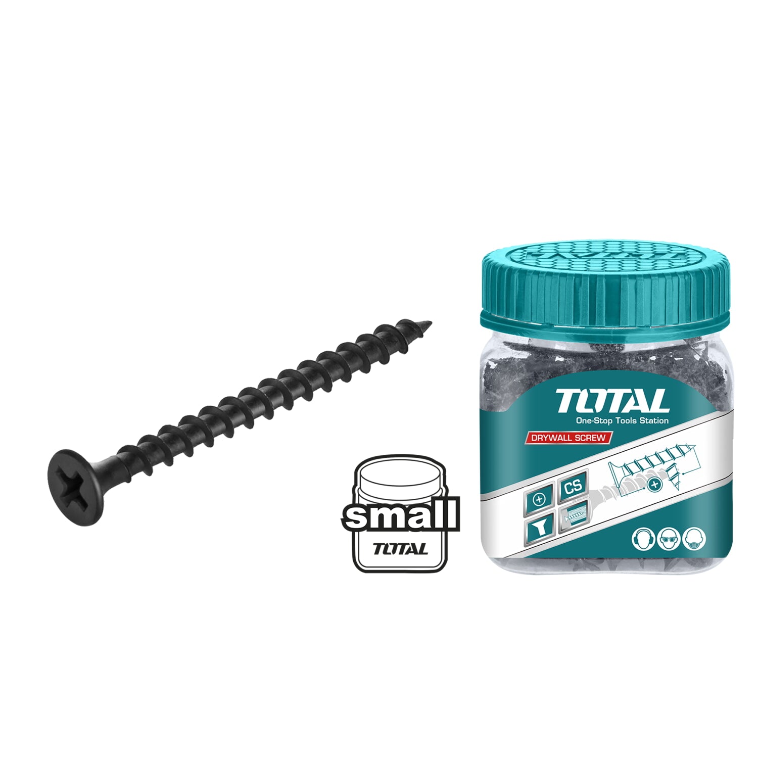 (Botella 100 unidades) Tornillos para gypsum (yeso).