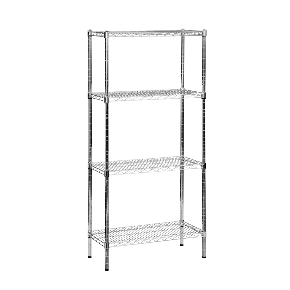 Estanteria de alambre 4 repisas 36" x 24" x 79" cromado Urrea