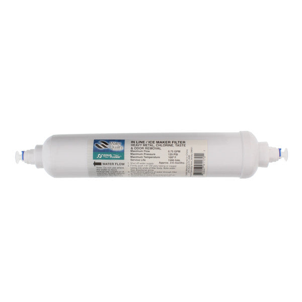 Filtro para máquina de hielo  con conector rapido de 1/4"