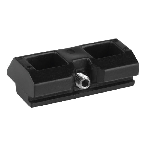 Recibidor de nylon para picaporte de Segunda hoja. Color negro.