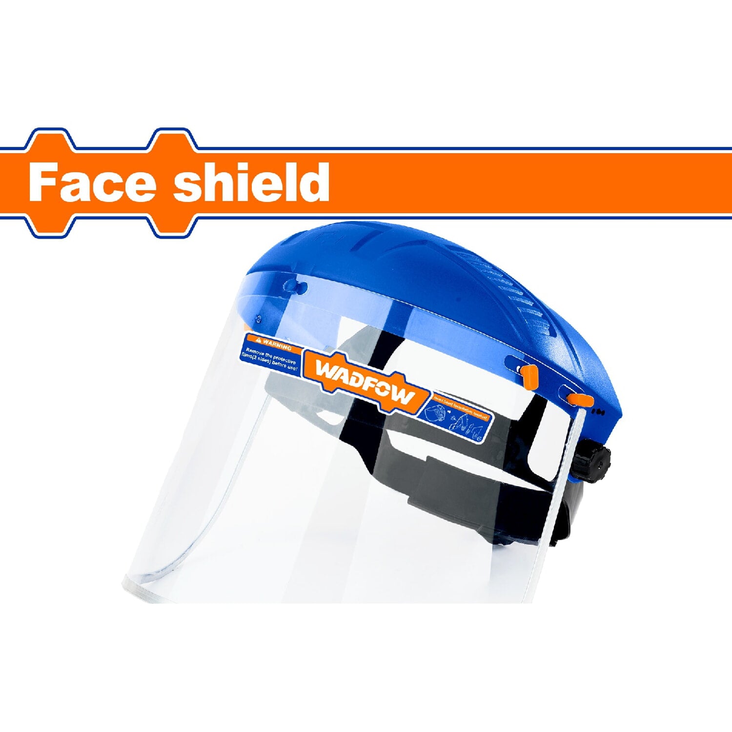 Mascara Facial protector transparente pantalla para la cara. Protege contra impactos. Ajustable. Visera face shield