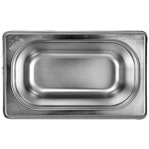 Bandeja Gastronorm De Acero Inoxidable Gn 1/9 (65 Mm)