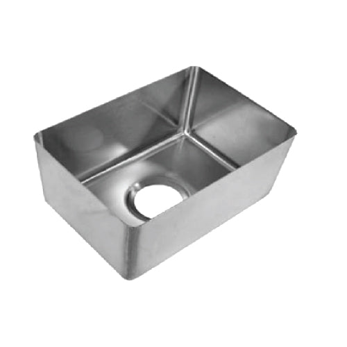 Tina Soldable 50.8 x 50.8 x 30.5 cm. #18 hollo 8.9 cm. Tipo 304.