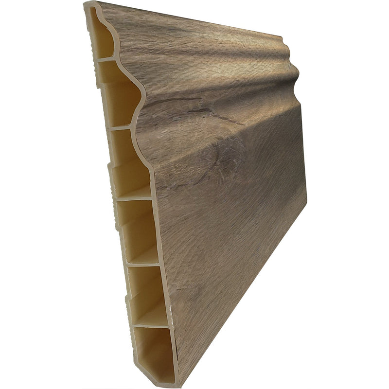 Zócalo PVC para piso SPC Fresno 90 x 2900 mm