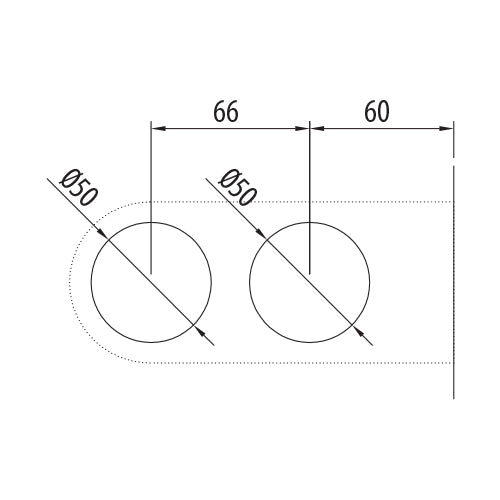 CERRADURA AL CENTRO SATINADA.