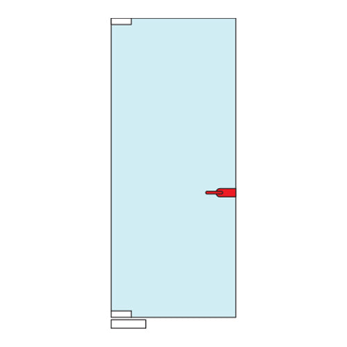 CERRADURA AL CENTRO SATINADA.